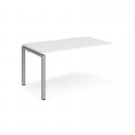 Adapt add on unit single 1400mm x 800mm - silver frame and white top