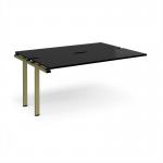 Adapt add on unit single 1600mm x 1200mm - green frame, black top E1612-AB-GN-BK