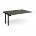 Adapt add on unit single 1600mm x 1200mm - black frame, storm grey top E1612-AB-K-OG