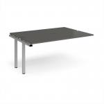 Adapt add on unit single 1600mm x 1200mm - silver frame, storm grey top E1612-AB-S-OG