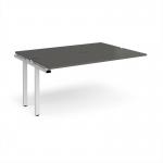 Adapt add on unit single 1600mm x 1200mm - white frame, storm grey top E1612-AB-WH-OG