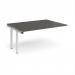 Adapt add on unit single 1600mm x 1200mm - white frame, storm grey top E1612-AB-WH-OG