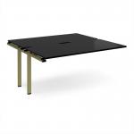 Adapt add on unit single 1600mm x 1600mm - green frame, black top E1616-AB-GN-BK