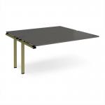 Adapt add on unit single 1600mm x 1600mm - green frame, storm grey top E1616-AB-GN-OG