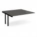 Adapt add on unit single 1600mm x 1600mm - black frame, storm grey top E1616-AB-K-OG