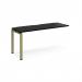 Adapt add on unit single 1600mm x 600mm - green frame, black top E166-AB-GN-BK
