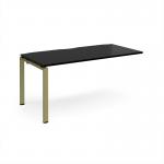 Adapt add on unit single 1600mm x 800mm - green frame, black top E168-AB-GN-BK