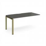 Adapt add on unit single 1600mm x 800mm - green frame, storm grey top E168-AB-GN-OG