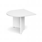 Arrow head leg radial extension table 1000mm x 1000mm - white EB10DWH