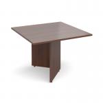 Arrow head leg square extension table 1000mm x 1000mm - walnut EB10W