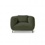 Ebony single sofa chair in olive green EBY50001-OG