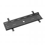 Double drop down cable tray & bracket for Adapt and Fuze desks 1200mm - black ED12DCT-K