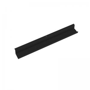 Single desk cable tray for Adapt and Fuze desks 1200mm - black
