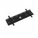 Double drop down cable tray & bracket for Adapt and Fuze desks 1400mm - black ED14DCT-K