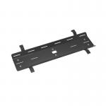 Double drop down cable tray & bracket for Adapt and Fuze desks 1400mm - black