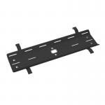 Double drop down cable tray & bracket for Adapt and Fuze desks 1600mm - black