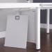 Adapt mass vertical cable riser for intermediate bench leg - white EDCR-WH