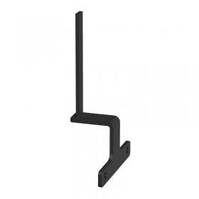 Screen bracket for the ends of back to back Adapt and Fuze desks - black EDELSB-K