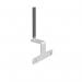 Screen bracket for the ends of back to back Adapt and Fuze desks - white EDELSB-WH