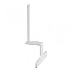 Screen bracket for the ends of back to back Adapt and Fuze desks - white EDELSB-WH