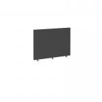 Straight high desktop fabric screen 1000mm x 700mm - black