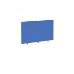 Straight high desktop fabric screen 1200mm x 700mm - galilee blue