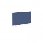 Straight high desktop fabric screen 1200mm x 700mm - cluanie blue