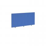 Straight high desktop fabric screen 1400mm x 700mm - galilee blue