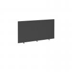 Straight high desktop fabric screen 1400mm x 700mm - black