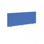 Straight high desktop fabric screen 1800mm x 700mm - galilee blue