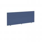Straight high desktop fabric screen 1800mm x 700mm - cluanie blue