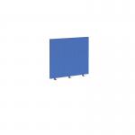 Straight high desktop fabric screen 800mm x 700mm - galilee blue