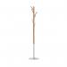Elara coat stand with 8 coat hooks - White & Oak ELCS