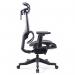 Elise black mesh back operator chair with headrest and black mesh seat ELS300K2-K