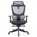 Elise black mesh back operator chair with headrest and black mesh seat ELS300K2-K