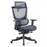 Elise black mesh back operator chair with headrest and black mesh seat ELS300K2-K