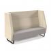 Encore² high back 3 seater sofa 1800mm wide with black sled frame ENC03H-MF