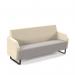 Encore² low back 3 seater sofa 1800mm wide with black sled frame ENC03L-MF