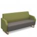Encore² low back 3 seater sofa 1800mm wide with wooden sled frame ENC03L-WF