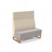 Encore² modular double seater high back sofa with no arms and wooden sled frame ENC-MOD02H-WF