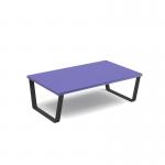 Encore² modular large coffee table with black sled frame ENC-TAB02-MF