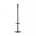 Epsilon coat stand with 4 coat hooks and 4 umbrella hooks - Black EPCS