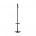 Epsilon coat stand with 4 coat hooks and 4 umbrella hooks - Black EPCS