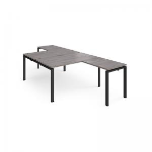 Adapt back to back desks 1400mm x 1600mm with 800mm return desks -