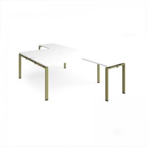 Adapt back to back desks 1600mm x 1600mm with 800mm return desks -