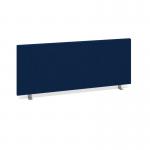 Straight desktop fabric screen 1000mm x 400mm - blue ES1000S-B