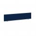 Straight desktop fabric screen 1800mm x 400mm - blue ES1800S-B