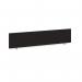 Straight desktop fabric screen 1800mm x 400mm - charcoal ES1800S-C