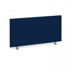 Straight desktop fabric screen 800mm x 400mm - blue ES800S-B