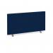 Straight desktop fabric screen 800mm x 400mm - blue ES800S-B